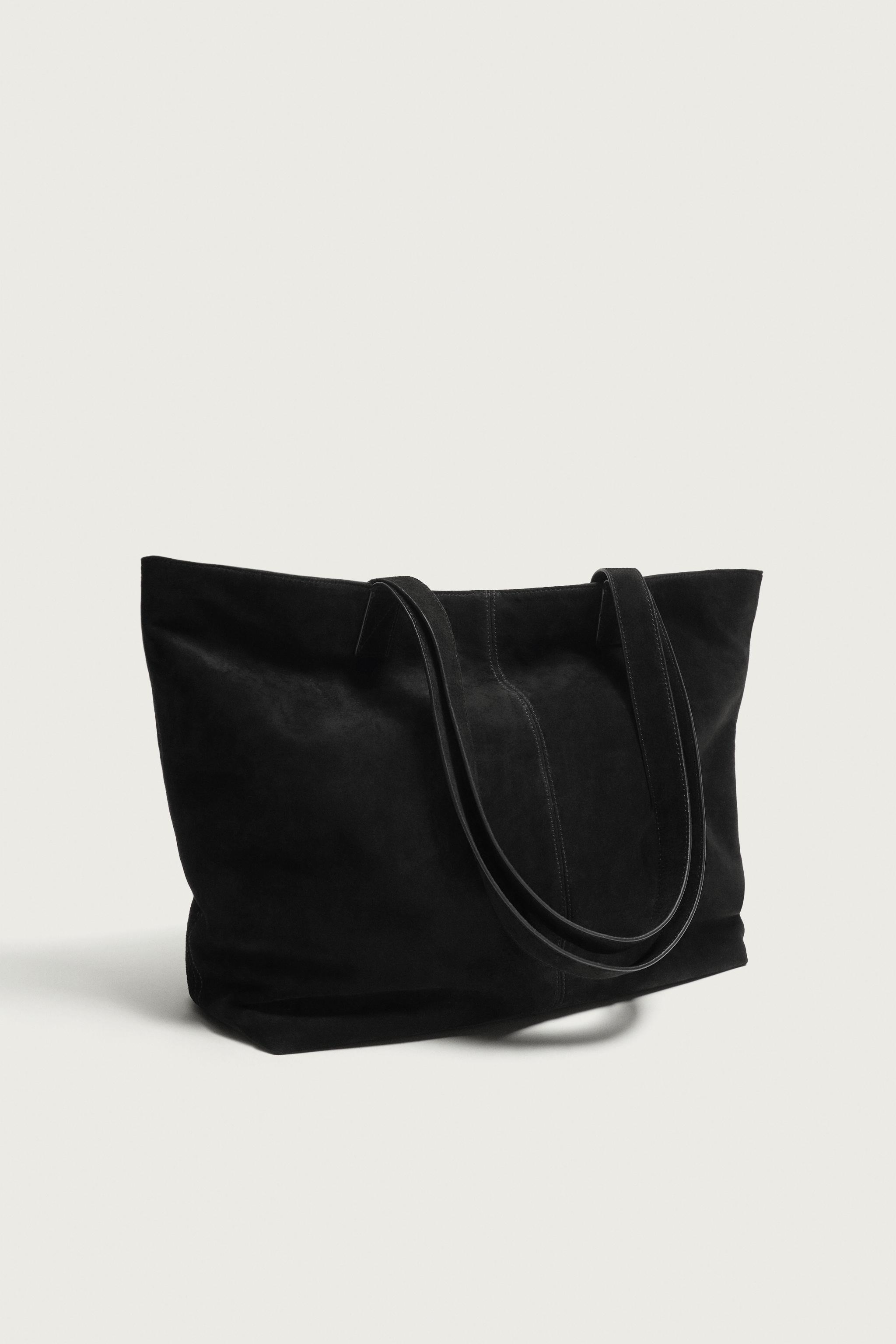 LEATHER SHOPPER TOTE